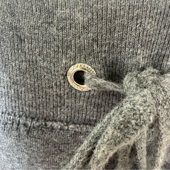 Vintage Y2k Juicy Couture Gray Velour Tracksuit Set Its Exhausting Being Juicy L - Picture 13 of 16